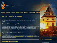 Tablet Screenshot of humprecht.cz